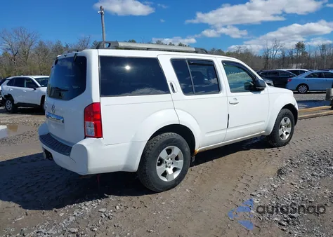 2008 Nissan Pathfinder S z USA, uszkodzony, nr VIN 5N1AR18B58C640071